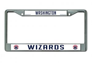 Washington Wizards Chrome License Plate Frame