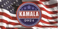 Kamala For President 2024 Photo License Plate