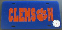 Clemson University Laser Team Plate