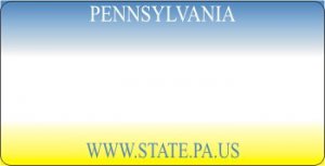 Design It Yourself Pennsylvania State Look-Alike Bicycle Plate#3