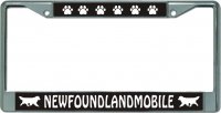 Newfoundlandmobile Chrome License Plate Frame