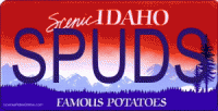 Design It Yourself Idaho State Look-Alike Bicycle Plate