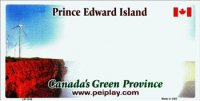 Prince Edward Island State Look a Like License Plate