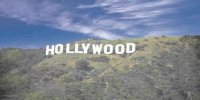 Hollywood Sign On Hillside Scene Photo License Plate