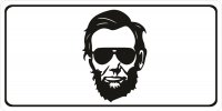 Cool Abe Lincoln #2 Photo License Plate