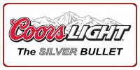 Coors Light Photo License Plate