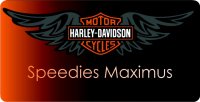Harley-Davidson Speedies Maximus Photo License Plate