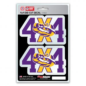 Louisiana State Tigers 4x4 Decal Pack
