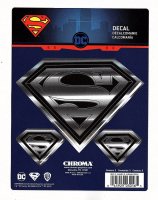 Superman 3-piece Embossed Decal