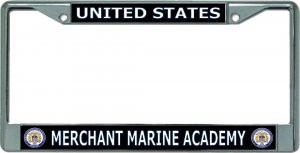 United States Merchant Marine Academy Chrome License Plate Frame