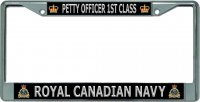 Royal Canadian Navy Petty Officer 1st Class Chrome Frame