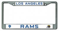 Los Angeles Rams Chrome License Plate Frame