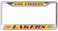 Los Angeles Lakers Laser Chrome License Plate Frame
