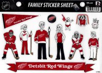 Detroit Red Wings Family Spirit Decal Set