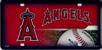 Anaheim Angels Metal License Plate