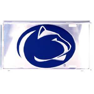 Penn State Anodized Metal License Plate