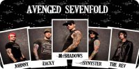 Avenged Sevenfold Band Members Photo License Plate
