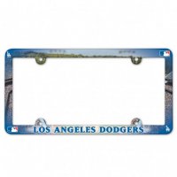 Los Angeles Dodgers Full Color Plastic License Plate Frame