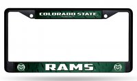 Colorado State Rams Black License Plate Frame