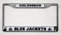 Columbus Blue Jackets Chrome License Plate Frame