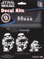 Star Wars Storm Trooper Family Decal Set