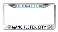 Manchester City Football Club Chrome License Plate Frame