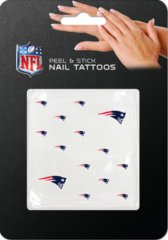 New England Patriots Peel And Stick Nail TATTOOs