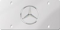 Mercedes Benz Stainless Steel License Plate