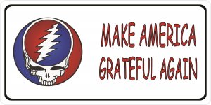 Make America Grateful Again Photo License Plate