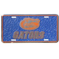 Florida Gators Mosaic Metal License Plate