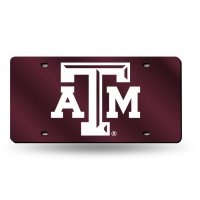 Texas A&M Aggies Red Laser License Plate