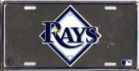 Tampa Bay "Rays" Anodized License Plate
