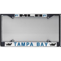 Tampa Bay Devil Rays Chrome License Plate Frame