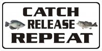Catch Release Repeat Photo License Plate