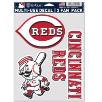 Cincinnati Reds 3 Fan Pack Decals