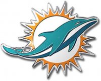Miami Dolphins Full Color Auto Emblem