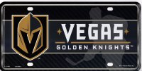 Las Vegas Golden Knights Metal License Plate