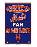 New York Mets Man Cave Metal Parking Sign