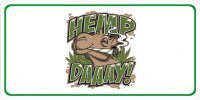 Hemp Day Photo License Plate