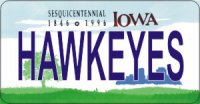 Design It Yourself Iowa State Look-Alike Bicycle Plate