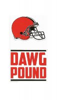 Cleveland Browns Double Up Die Cut Vinyl Stickers