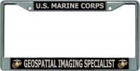 U.S. Marine Corps Geospatial Imaging Specialist Chrome Frame