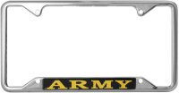 U.S. Army Chrome License Plate Frame