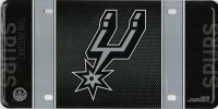 San Antonio Spurs Metal License Plate