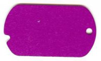 Purple Engravable Blank Dog Tags