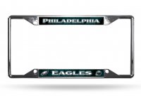 Philadelphia Eagles EZ View Chrome License Plate Frame