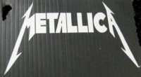 Metallica White 4" x 4" Decal
