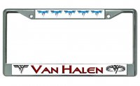 Van Halen Chrome License Plate Frame