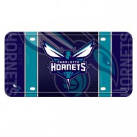 Charlotte Hornets Metal License Plate