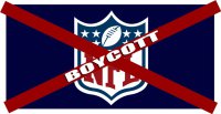 Boycott NFL #2 Photo License Plate